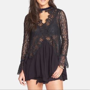Free People Tell Tale Tunic Top- NWOT